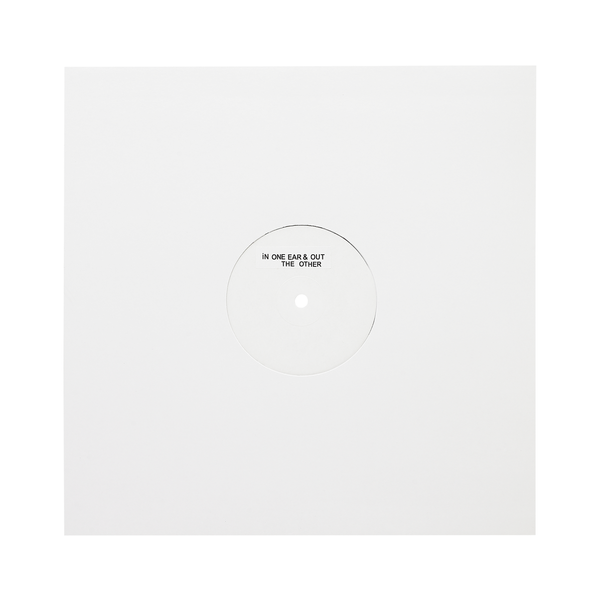 Headache - One Ear Out & The Other 12" Vinyl